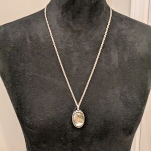 Vintage Pendant Chain Necklace 14"
